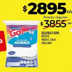 Supermercados DIA La gauchita go! bolsas para horno oferta