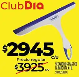 Supermercados DIA La gauchita secavidrios plástico oferta