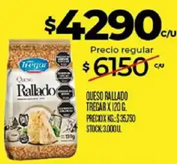 Supermercados DIA Tregar queso rallado oferta