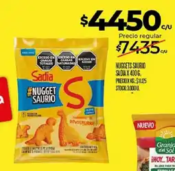 Supermercados DIA Sadia nugget saurio oferta