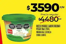 Supermercados DIA Dio queso untable sabor cheddar oferta