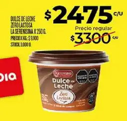 Supermercados DIA La serenisima dulce de leche oferta