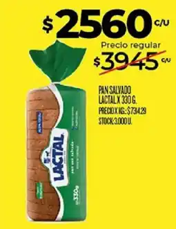 Supermercados DIA Lactal pan salvado oferta