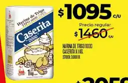 Supermercados DIA Caserita harina de trigo tipo 0000 oferta