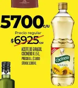 Supermercados DIA Cocinero aceite de girasol oferta