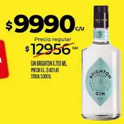 Supermercados DIA Brighton gin oferta