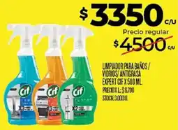Supermercados DIA Cif limpiador para baños / vidrios / antigrasa expert oferta