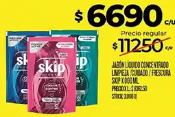 Supermercados DIA Skip jabón líquido concentrado oferta