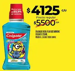 Supermercados DIA Colgate enjuague bucal plax kids minions oferta