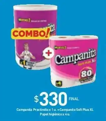 Anika Shop Campanilla Practirollo + Campanita Soft Plus Xl Papel Higiénico oferta