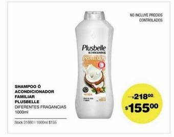 Atomo Conviene Shampoo ó Acondicionador Familiar Plusbelle oferta