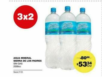 Atomo Conviene Agua Mineral Sierra De Los Padres oferta