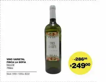 Atomo Conviene Vino Varietal Finca La Sofia oferta