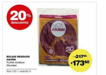 Atomo Conviene Bolsas Residuos Asurin 20% Descuento oferta