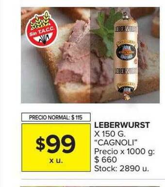 Carrefour Leberwurst oferta