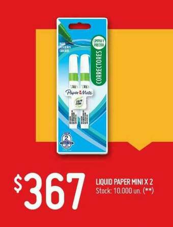 Changomas Liquid Paper Mini X 2 oferta