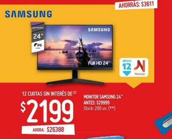 Changomas Monitor Samsung 24 oferta