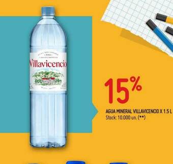 Changomas Agua Mineral Villavicencio oferta