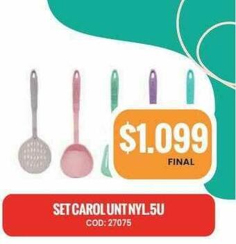 Maxiconsumo Set Carol Unt Nyl 5u oferta