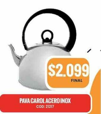 Maxiconsumo Pava Carol Acero Inox oferta