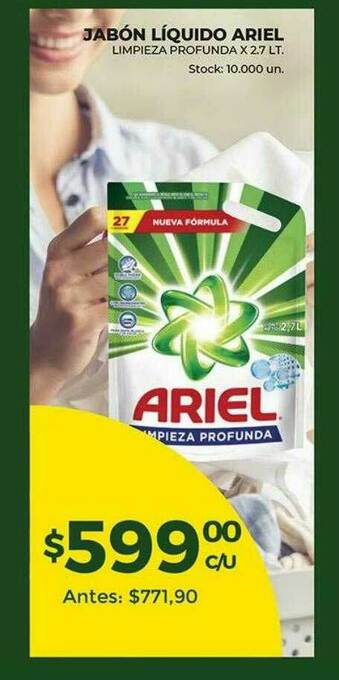 Super MAMI Jabón Líquido Ariel oferta