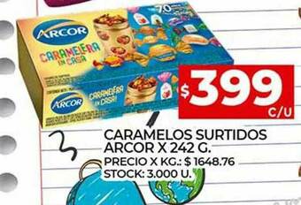 Supermercados DIA Caramelos Surtidos Arcor oferta