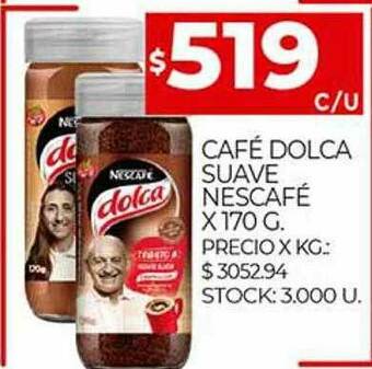 Supermercados DIA Café Dolca Suave Nescafé oferta