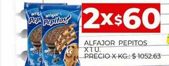 Supermercados DIA Alfajor Pepitos oferta