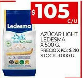 Supermercados DIA Azúcar Light Ledesma oferta