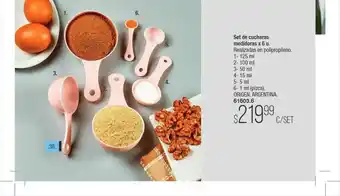 Set De Cucharas Medidoras X 6