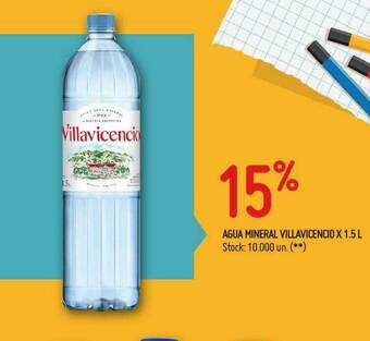 Walmart Agua Mineral Villavicencio oferta