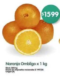 Supermercados Buenos Días Naranja Ombligo oferta