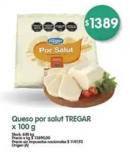 Supermercados Buenos Días Tregar queso por salud oferta