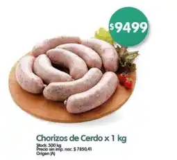 Supermercados Buenos Días Chorizos de Cerdo oferta