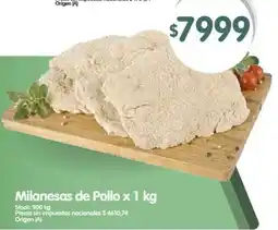 Supermercados Buenos Días Milanesas de Pollo oferta