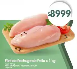 Supermercados Buenos Días Filet de Pechuga de Pollo oferta