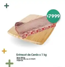Supermercados Buenos Días Entrecot de Cerdo oferta