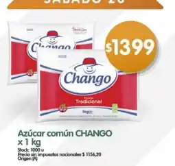 Supermercados Buenos Días Chango azúcar común oferta