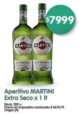 Supermercados Buenos Días Martini aperitivo extra seco oferta