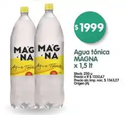 Supermercados Buenos Días Magna agua tónica oferta