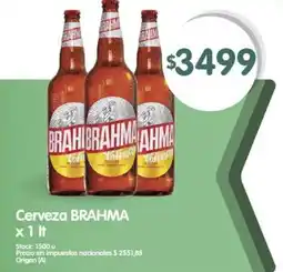 Supermercados Buenos Días Brahma cerveza oferta