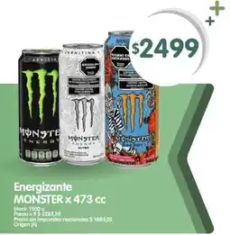 Supermercados Buenos Días Monster energizante oferta