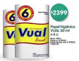 Supermercados Buenos Días Vual papel higiénico oferta