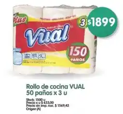 Supermercados Buenos Días Vual rollo de cocina oferta