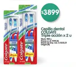 Supermercados Buenos Días Colgate cepillo dental triple acción oferta