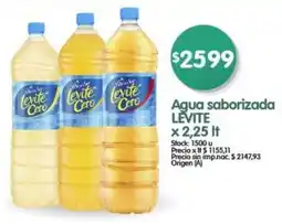 Supermercados Buenos Días Levite Cero agua saborizada oferta
