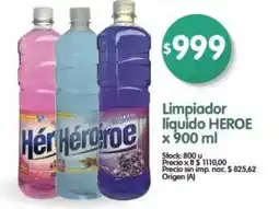 Supermercados Buenos Días Heroe limpiador liquido oferta