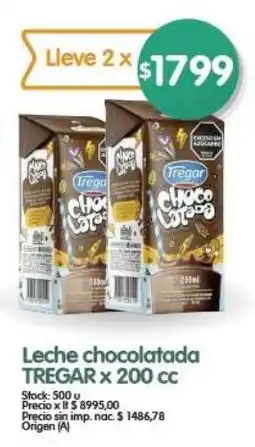 Supermercados Buenos Días Tregar leche chocolatada oferta