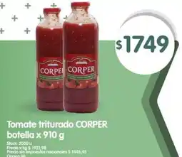 Supermercados Buenos Días Corper tomate triturado oferta