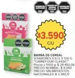 Carrefour Market Carrefour - barra de cereal oferta